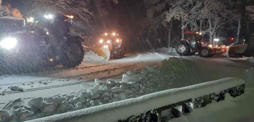 stamani alle 5.00 sul Passo della Colla