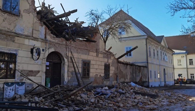 Il terremoto in Croazia