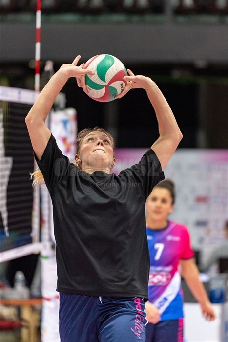 La palleggiatrice della Igor Gorgonzola Novara Danielle Micha Hancock (12).