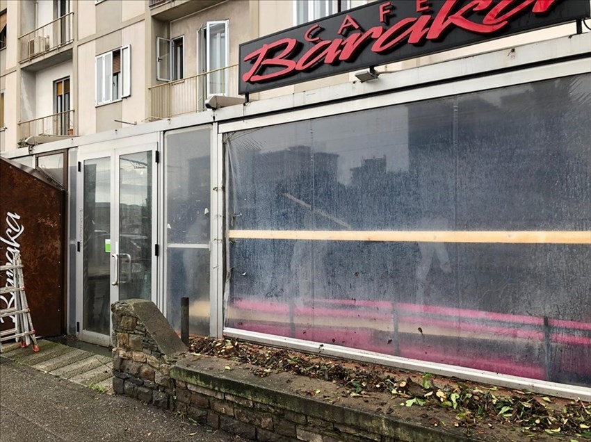Gli interventi di bonifica al Caffè Baraka