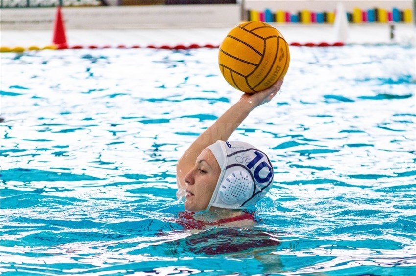 Una giocatrice della Rari-Nantes Florentia.