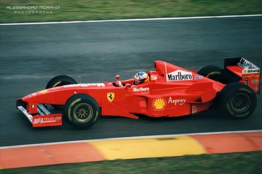 La Ferrari al Mugello nel 1998