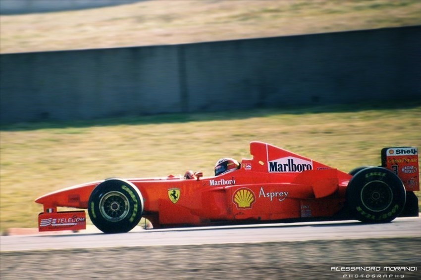 La Ferrari al Mugello nel 1998