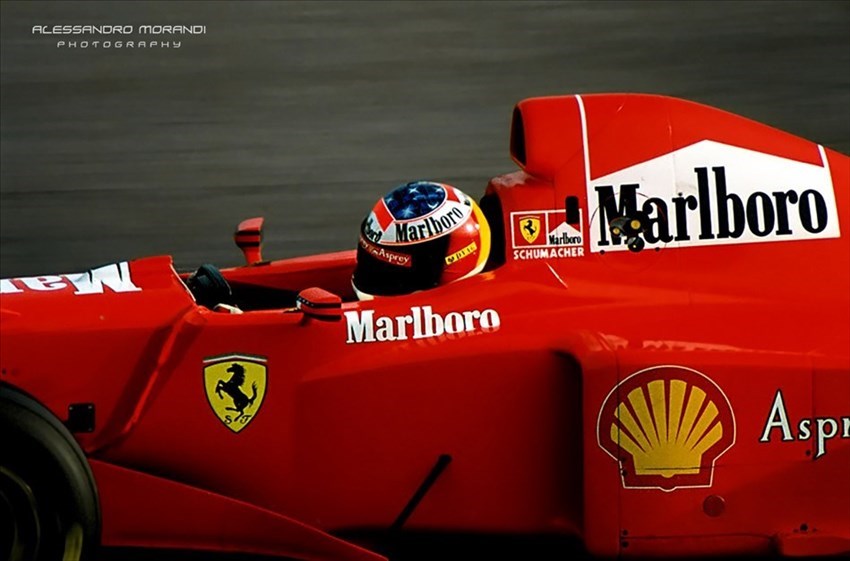 La Ferrari al Mugello nel 1998