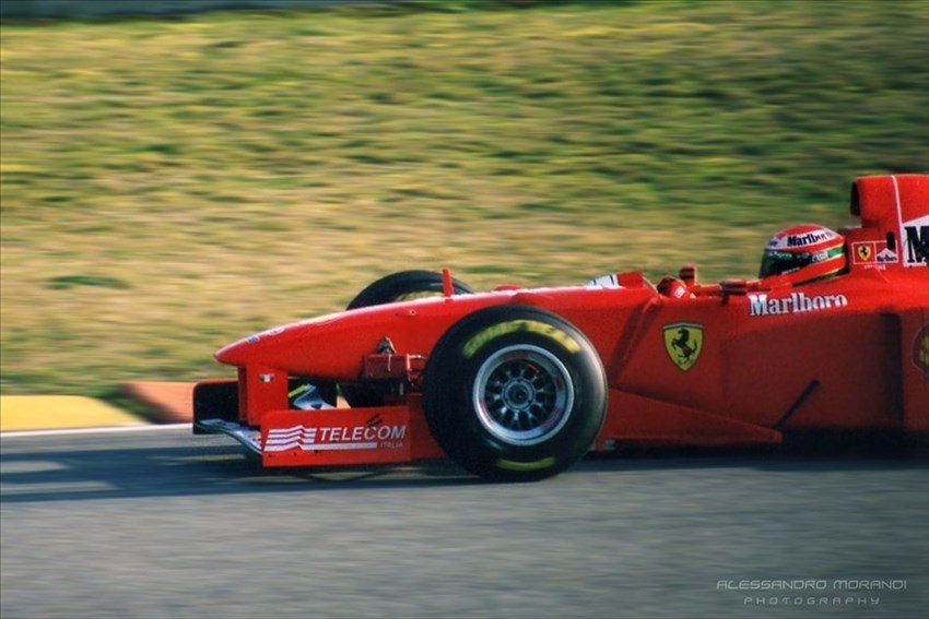 La Ferrari al Mugello nel 1998