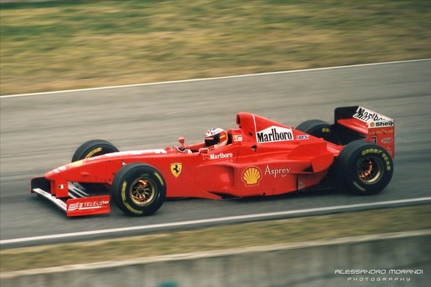 La Ferrari al Mugello nel 1998