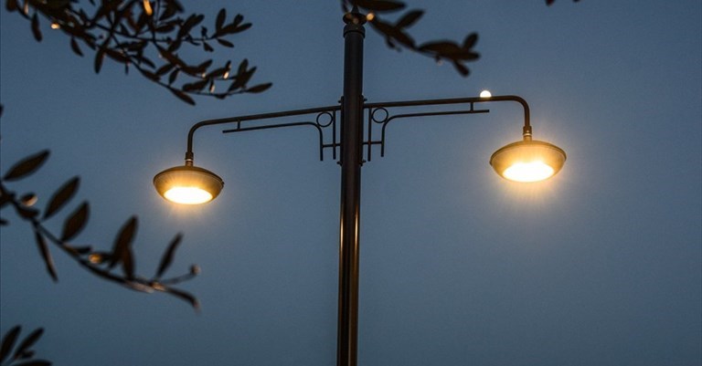 nuova illuminazione in collina