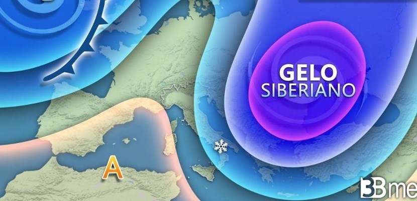 in arrivo il gelo siberiano