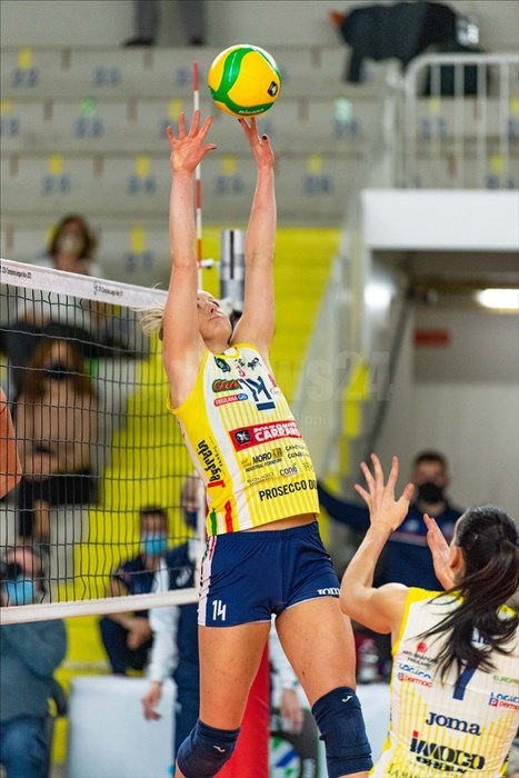 La palleggiatrice dell'Imoco Volley Conegliano Joanna Wolosz (14).