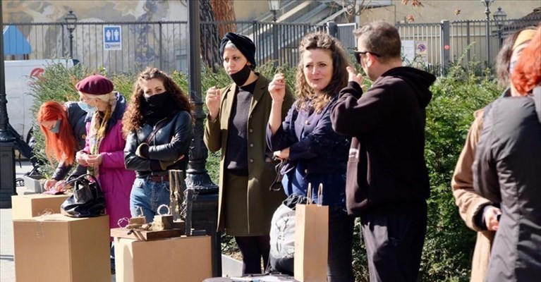 la manifestazione ai Ciompi