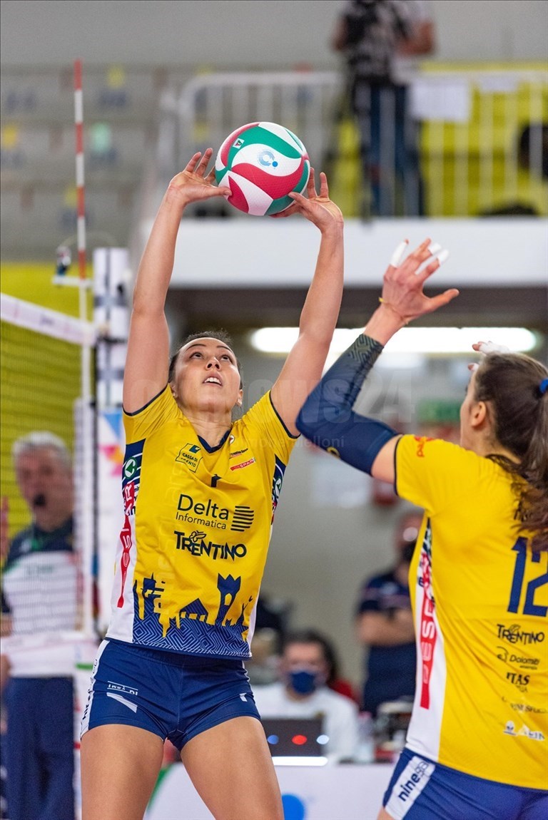 La palleggiatrice della Delta Despar Trentino Maria Luisa Cumino (7).