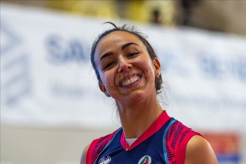 Il sorriso della palleggiatrice della Savino del Bene Scandicci Letizia Camera (18).