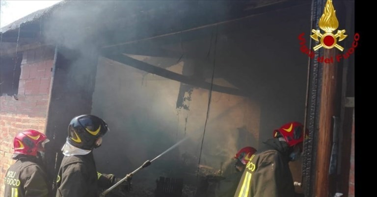 L'incendio a Fiesole