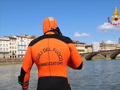 l'intervento in Arno