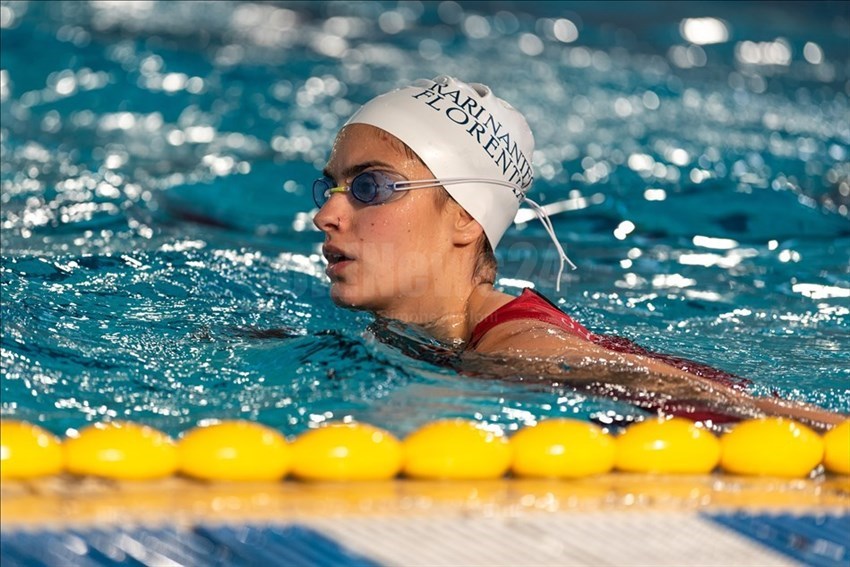 L’attacante della Rari-Nantes Florentia Noura Vittori.
