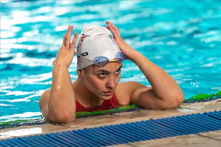 L’attacante della Rari-Nantes Florentia Noura Vittori.