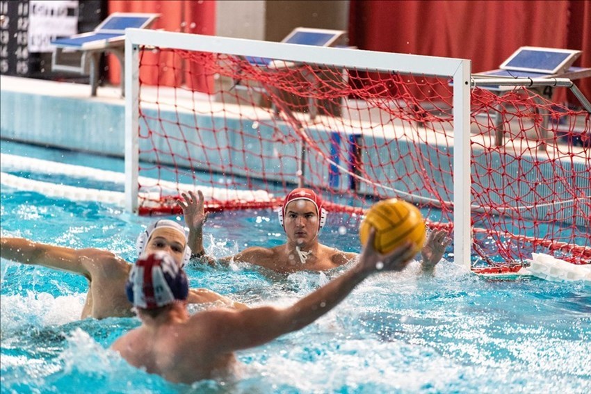 Il portiere della Rari Nantes Florentia Massimiliano Cicali (1).