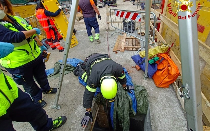 I soccorsi dei Vigili del Fuoco