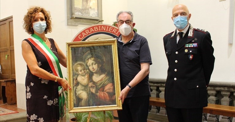 la riconsegna dell'opera