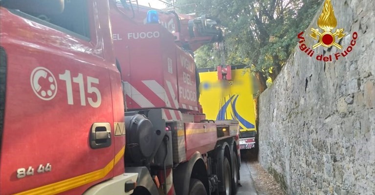 la rimozione del mezzo