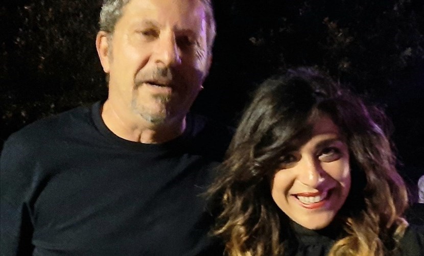 Lara Gallo con il giornalista Massimiliano Miniati