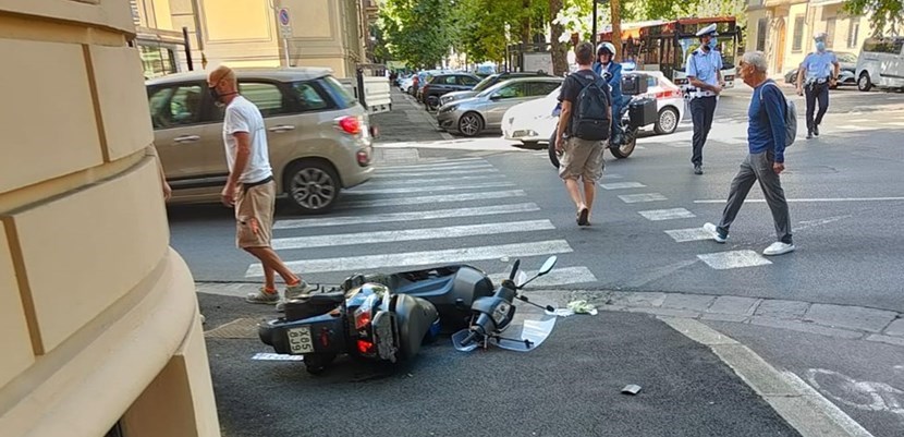 l'incidente di stamani