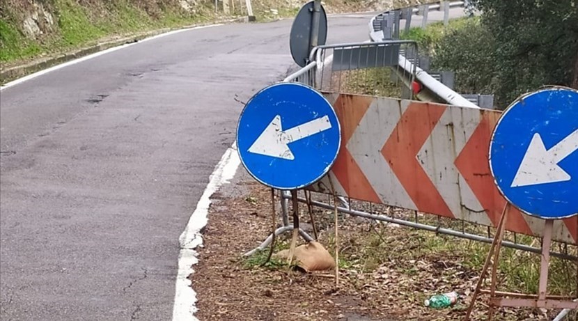 Un tratto della Panoramica di Monte Morello