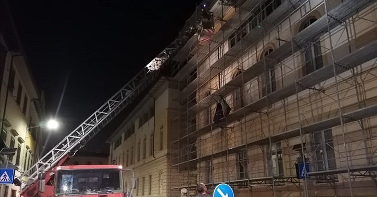 l'intervento in via Luca Landucci