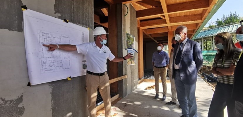 la vista ai cantieri del Presidente Giani