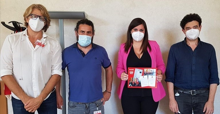 gli operai ricevuti in regione dall'Assessore