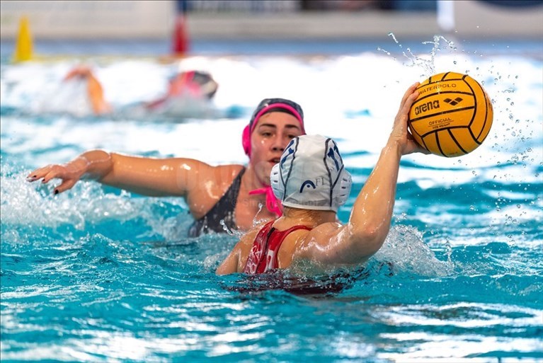 La giocatrice della Rari Nantes Florentia Irene Landi.