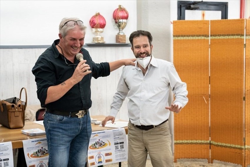 Saverio Zeni e il direttore di isolottoLegnaia.it Carlo Casini