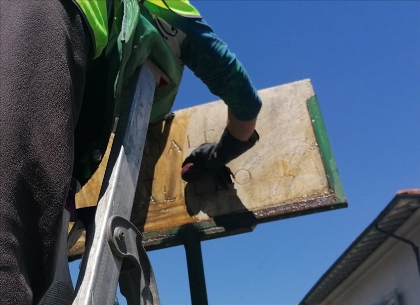 l'intervento dei volontari