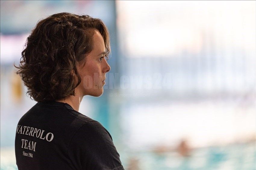 Il coach della Rari Nantes Florentia Aleksandra Cotti.
