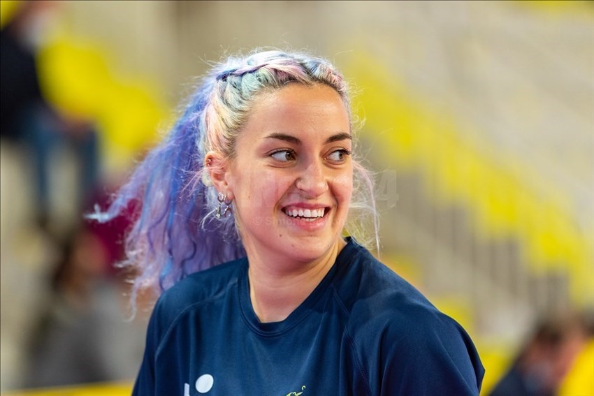 La palleggiatrice della Delta Despar Trentino August Raskie (2).