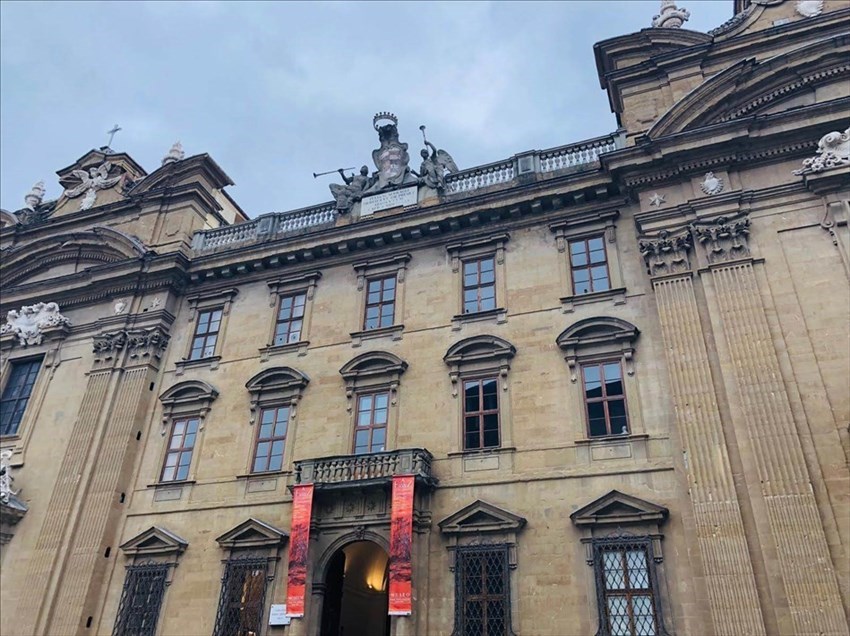 la facciata del Palazzo dov'è ospitata la Fondazione