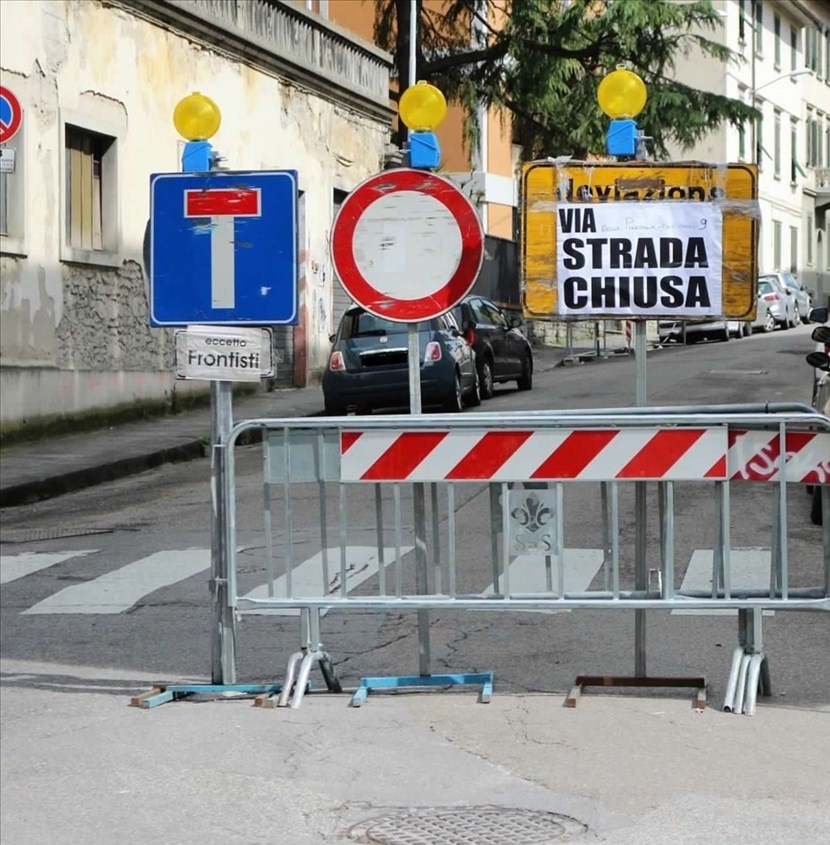 Mercoledì 17 notte chiusura di via dei Fossi