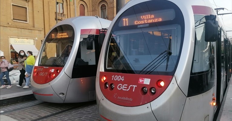 lavori sulla linea della tramvia