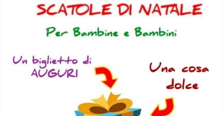 scatole di natale per bambini