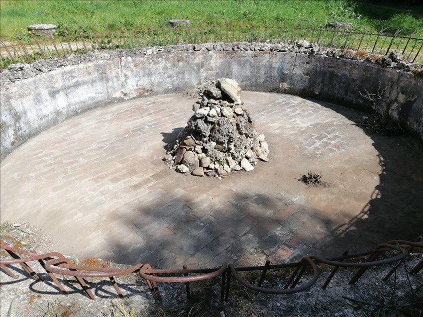 l'ex fontana dopo il lavoro di recupero