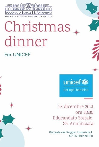Cena di benificenza per Unicef