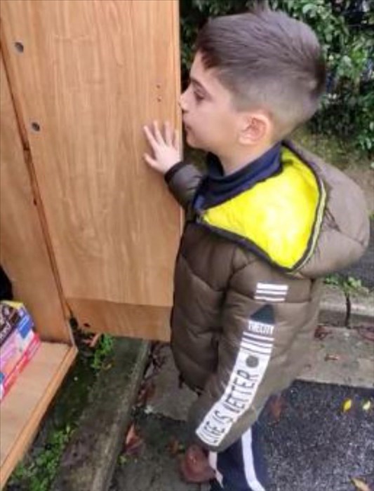 Jacopo davanti allo scempio