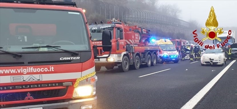 le immagini dell'incidente