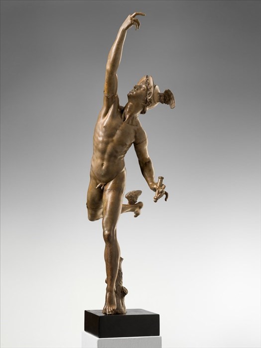 Mercurio volante, terracotta