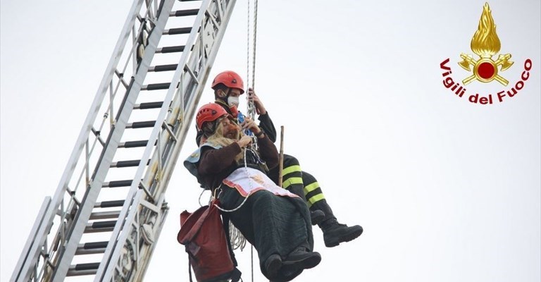 la Befana dei Vigili del Fuoco