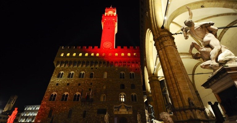 Palazzo vecchio al buio