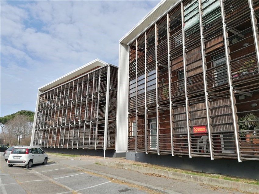 le casette di legno ""provvisorie"" tirate su nel 2013