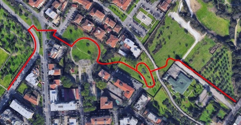 la nuova pista ciclabile