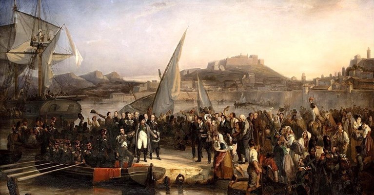 Napoleone fugge dall'isola d'Elba
