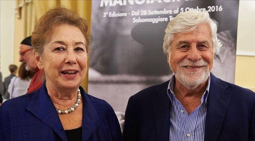 Lo scenografo Lorenzo Baraldi e la moglie la costumista Gianna Gissi